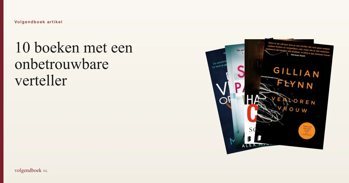 10 boeken met onbetrouwbare vertellers