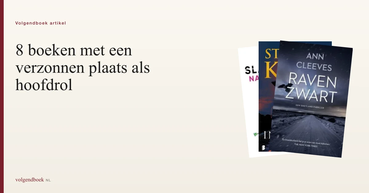 8 boeken die zich afspelen in een fictief stadje