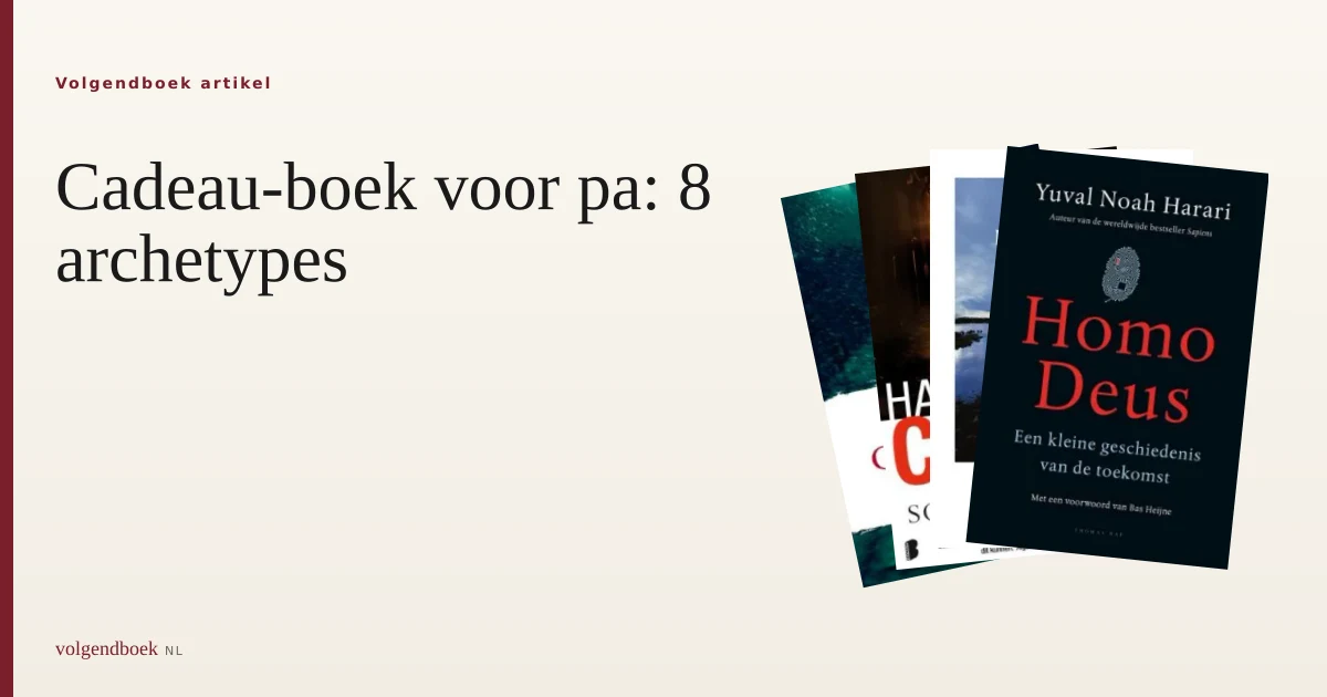 Cadeau-boek voor pa: 8 archetypes en hun perfecte titel
