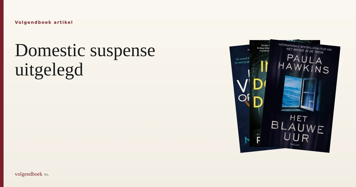 Domestic suspense: het gezin als crimescene