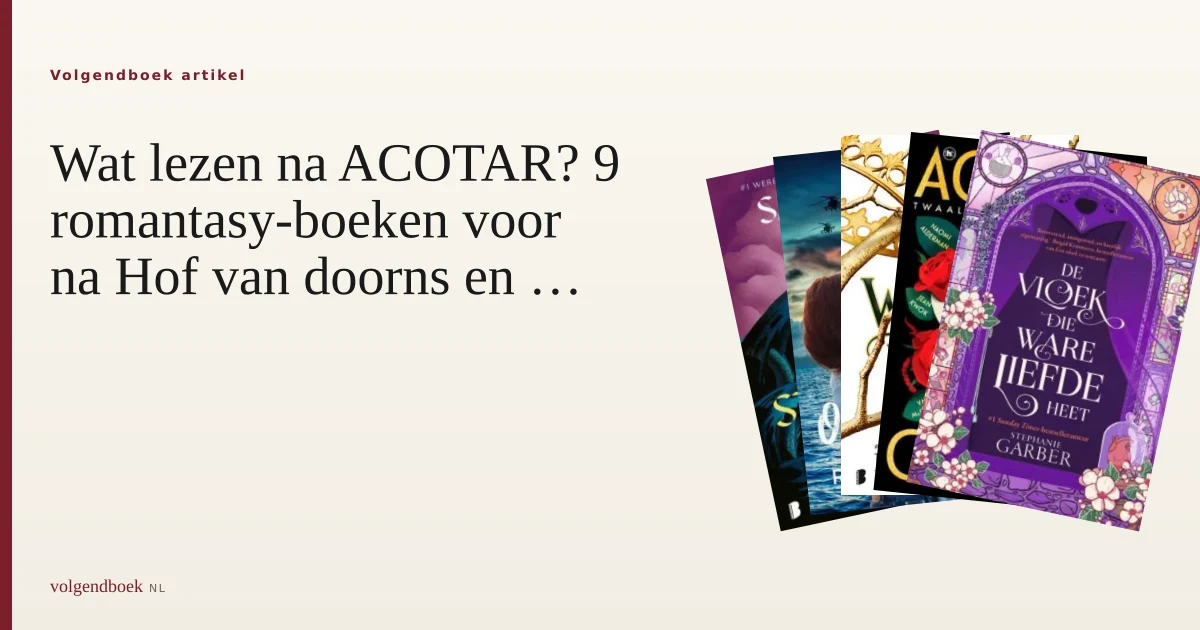 Wat lezen na ACOTAR? 9 romantasy-reeksen die net zo voelen