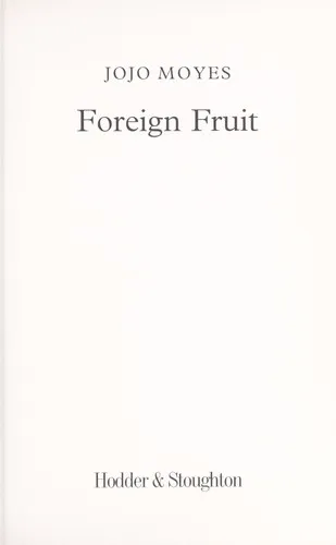 Cover van Foreign Fruit