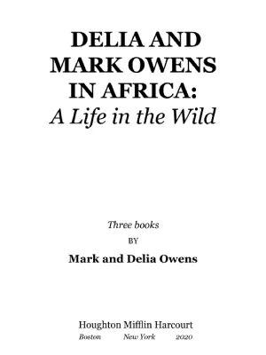 Cover van Delia And Mark Owens In Africa
