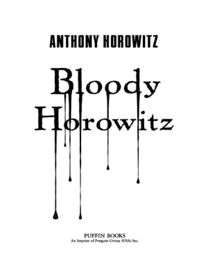 Cover van Bloody Horowitz