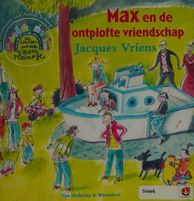 Cover van Max en de ontplofte vriendschap