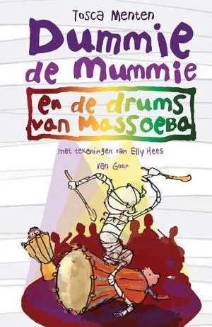 Cover van Dummie de mummie en de drums van Massoeba