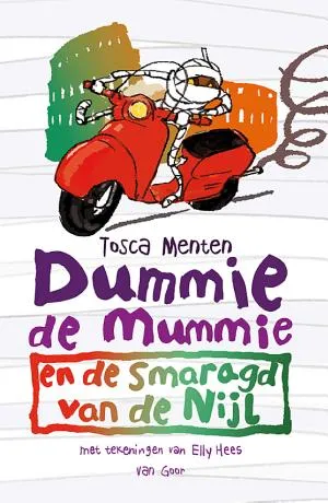 Cover van Dummie de mummie en de smaragd van de Nijl