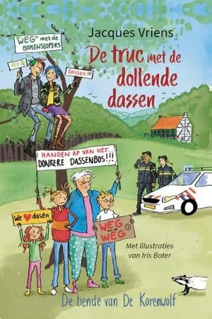 Cover van De truc met de dollende dassen