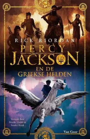Cover van Percy Jackson en de Griekse helden