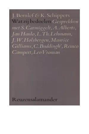 Cover van Wat zij bedoelen