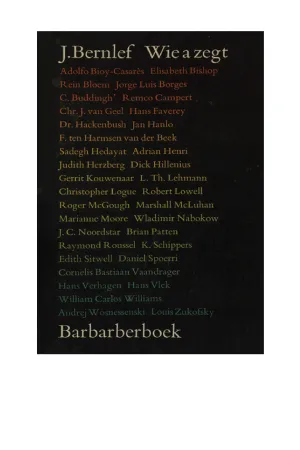 Cover van Wie a zegt