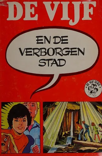 Cover van De vijf en de verborgen stad