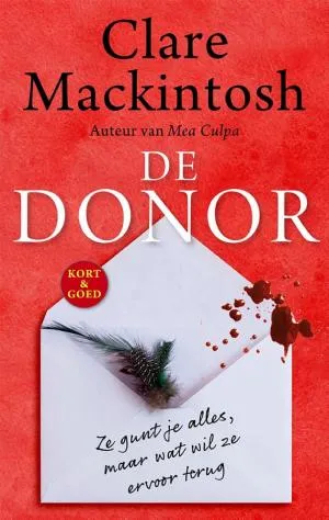 Cover van De donor