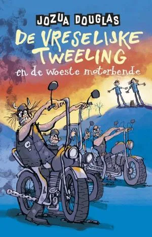 Cover van De vreselijke tweeling en de woeste motorbende