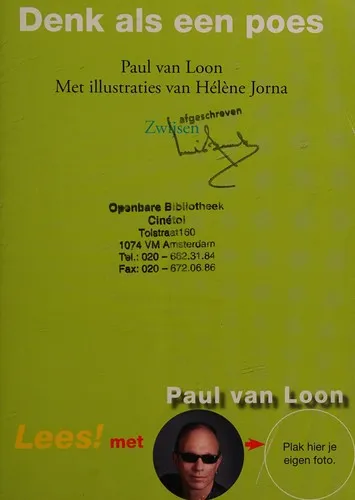 Cover van Denk als een poes