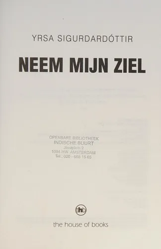Cover van Neem mijn ziel