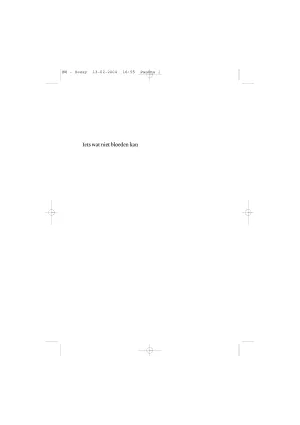 Cover van Iets wat niet bloeden kan