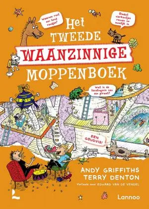 Cover van Het tweede waanzinnige moppenboek
