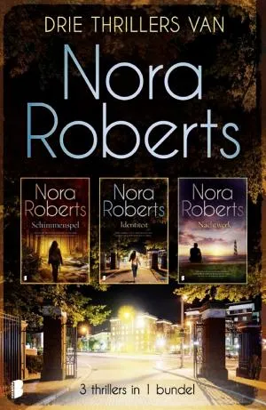 Cover van Drie thrillers van Nora Roberts